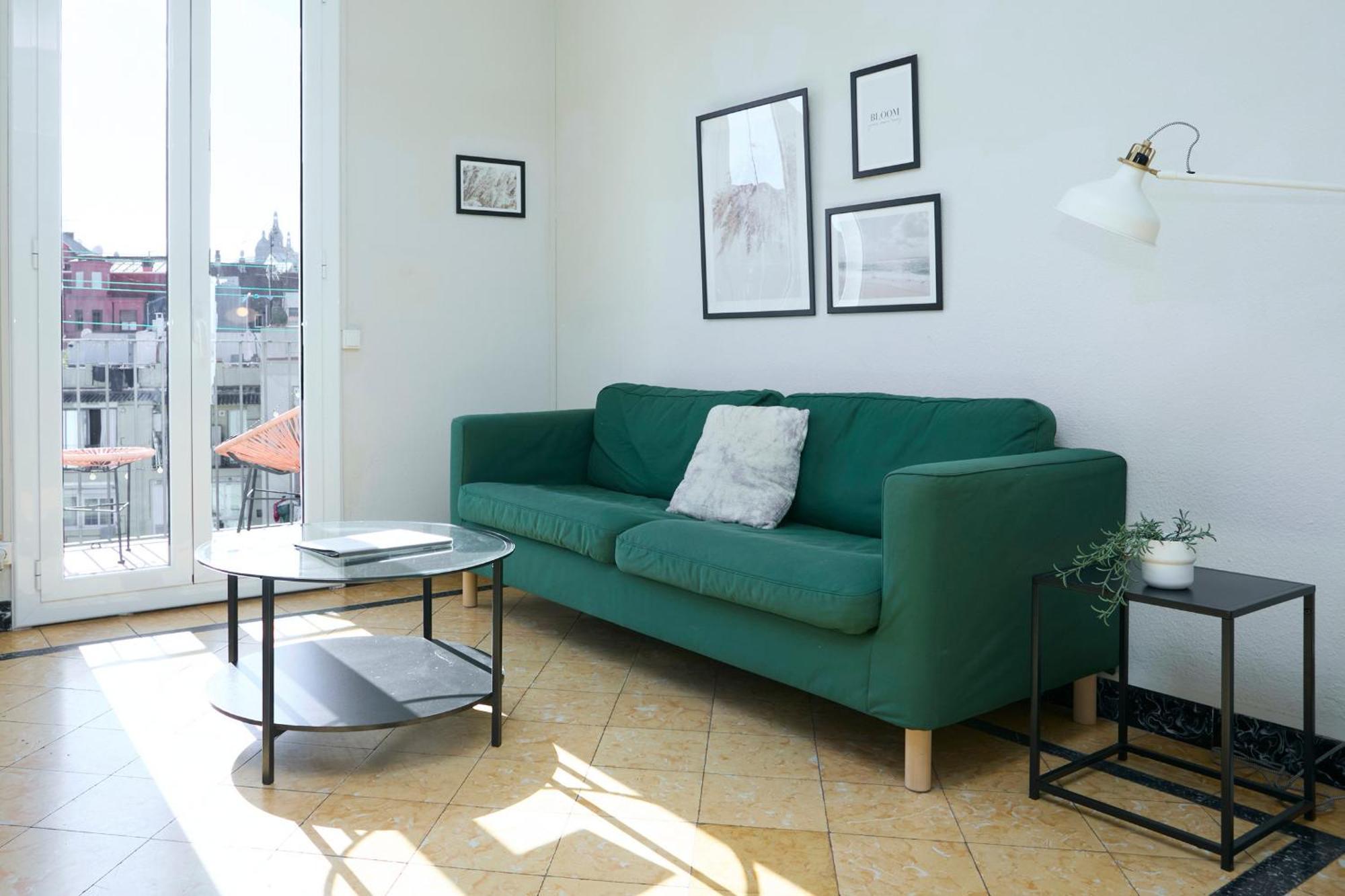 63Par1016- Sunny Apartment In Paralel Barcelona Eksteriør billede
